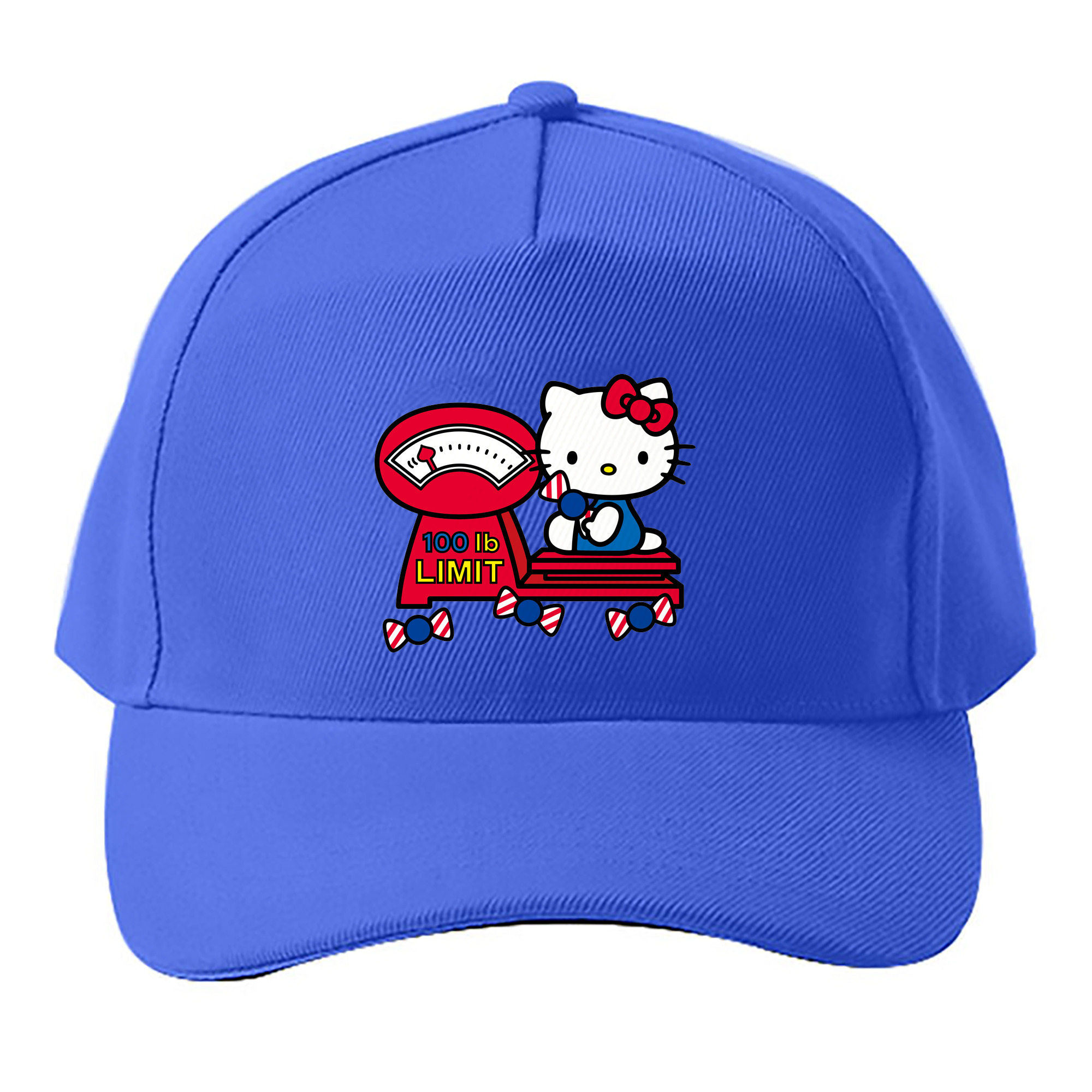 （画像用） Hello Kitty ハローキティ ベースボールキャップ 綿100％ 男女兼用 帽子 スポーツ